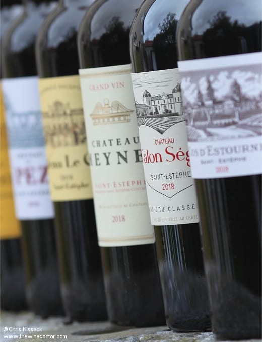 St Estèphe 2018; Cos d'Estournel, Calon-Ségur, Meyney, Le Crock, de Pez, Lafon-Rochet and more Bordeaux 2018