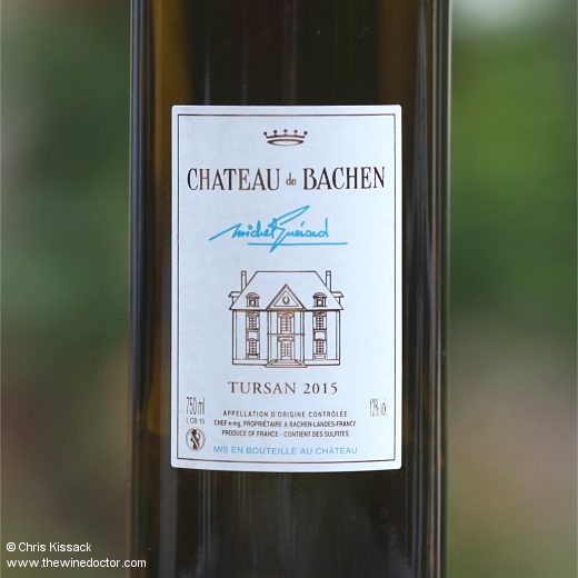 Château de Bachen Tursan Blanc 2015 Château de Bachen Tursan Blanc 2015