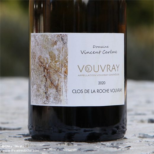 Vincent Carême Vouvray Clos de la Roche Vouvray 2020 Vincent Carême Vouvray Clos de la Roche Vouvray 2020