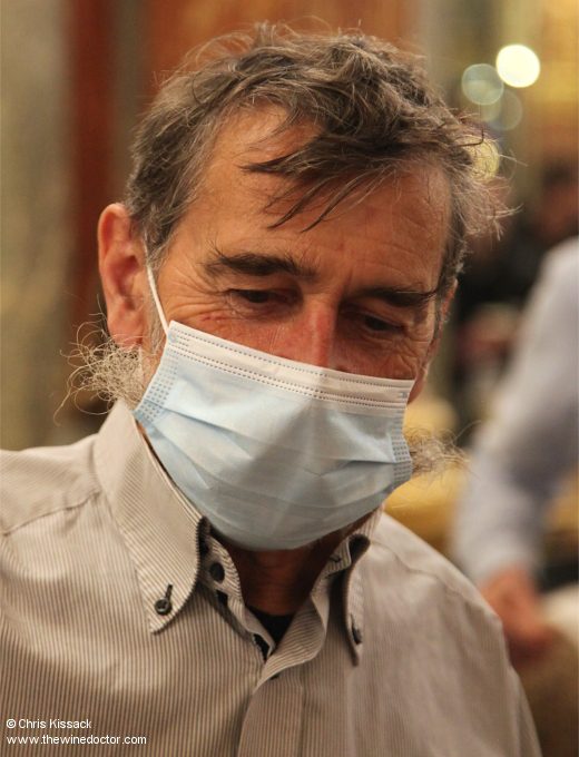 The moustache behind the mask; Jo Landron, November 2021 Jo Landron