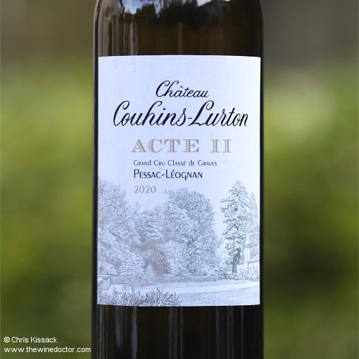 Château Couhins-Lurton Blanc Acte II (Pessac-Léognan) 2020 Château Couhins-Lurton Blanc Acte II (Pessac-Léognan) 2020