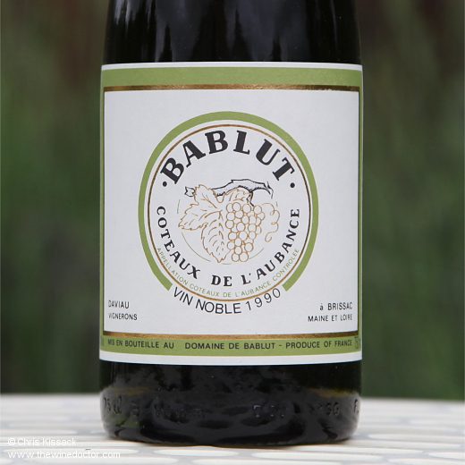 Domaine de Bablut Coteaux de l'Aubance Vin Noble 1990 alt=