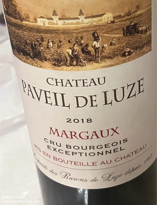 Château Paveil de Luze 2018 Bordeaux 2018 Cru Bourgeois at Four Years