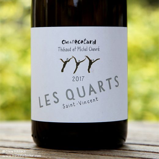 Clos de l'Écotard Saumur Les Quarts Saint-Vincent 2017 Clos de l'Écotard Saumur Les Quarts Saint-Vincent 2017