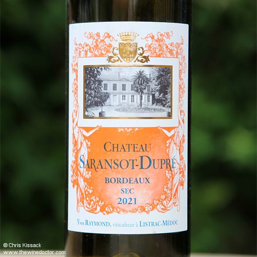 Château Saransot-Dupré Blanc 2021 Château Saransot-Dupré Blanc 2021