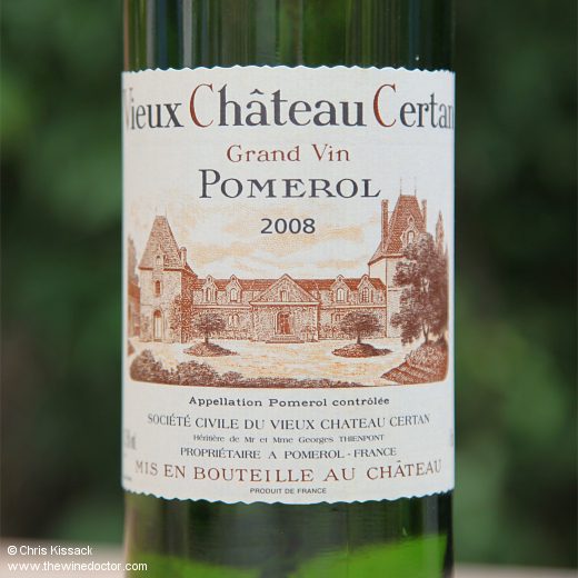 Vieux Château Certan Pomerol 2008 Vieux Château Certan Pomerol 2008
