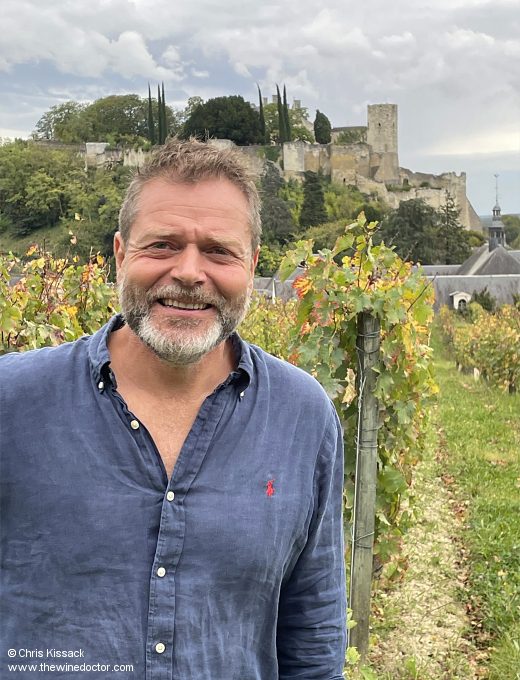 Rodolphe Raffault, of Jean-Maurice Raffault, in the Clos de l'Hospice, October 2023 Jean-Maurice Raffault