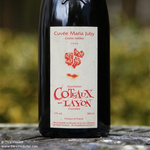 Patrick Baudouin Coteaux du Layon Cuvée Maria Juby 1996 Patrick Baudouin Coteaux du Layon Cuvée Maria Juby 1996