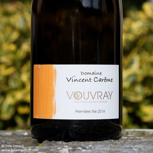 Vincent Carême Vouvray Moelleux Première Trie 2016 Vincent Carême Vouvray Moelleux Première Trie 2016