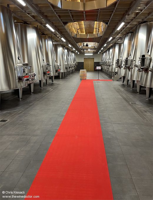Red carpet at Troplong-Mondot, April 2024 Bordeaux 2023