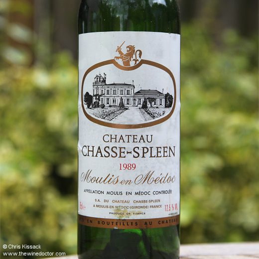 Château Chasse-Spleen 1989 Château Chasse-Spleen 1989