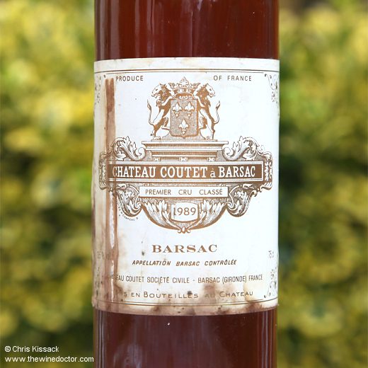 Château Coutet 1989 Château Coutet 1989