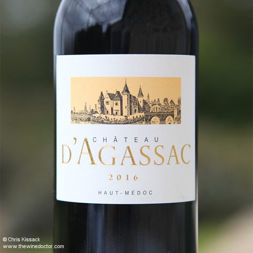 Château d'Agassac Haut-Médoc 2016 Château d'Agassac Haut-Médoc 2016