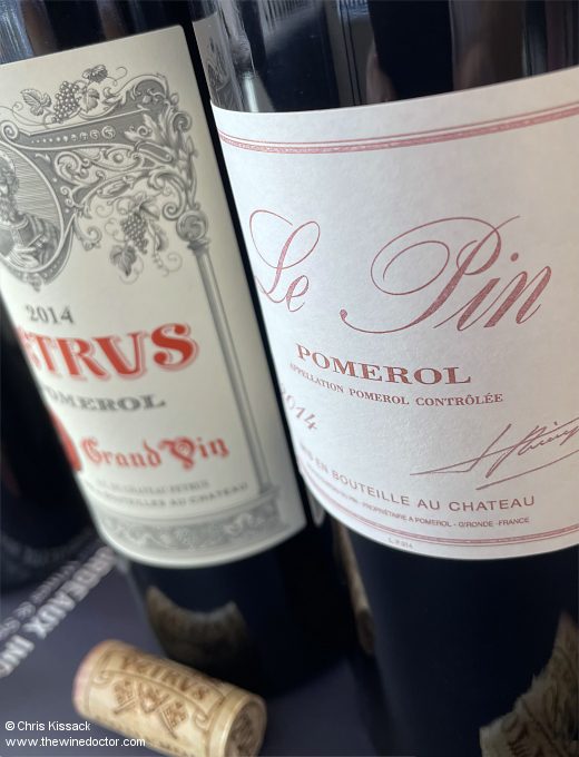 Bordeaux 2014 at Ten Years; Le Pin and Petrus Bordeaux 2014