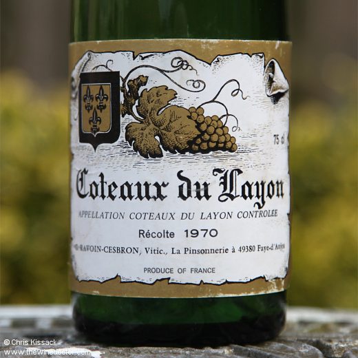 G. Ravoin-Cesbron Coteaux du Layon 1970 G. Ravoin-Cesbron Coteaux du Layon 1970