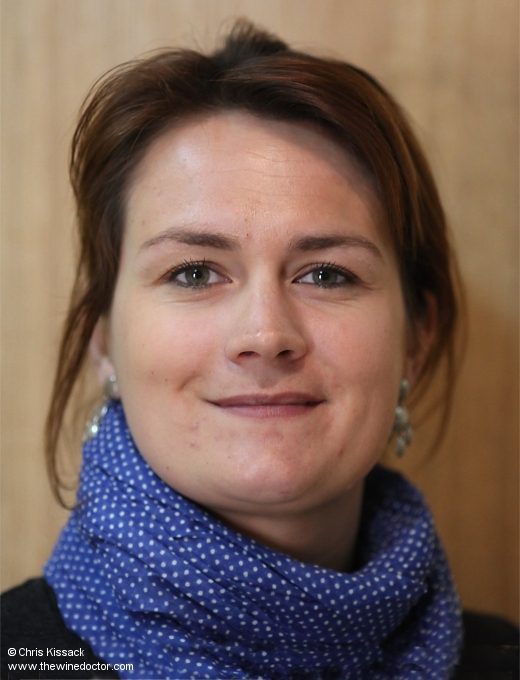Pauline Vauthier, of Château Ausone, pictured April 2013 Château Ausone