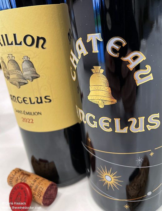 The fancy 2022 'label', from Angélus, December 2024 Bordeaux 2022