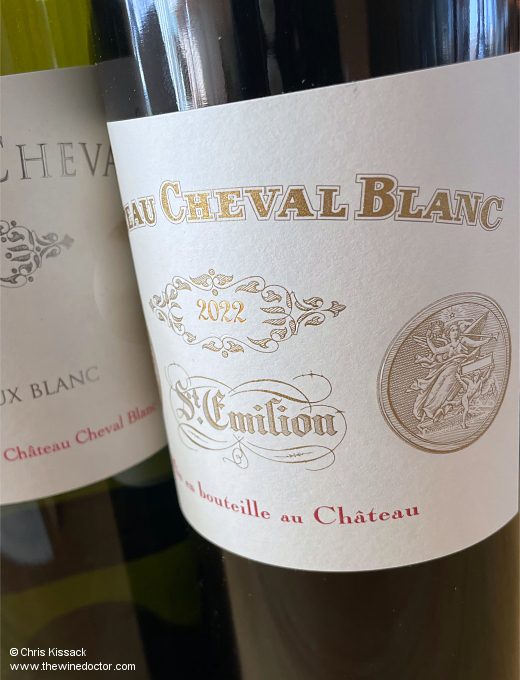 Cheval Blanc, December 2024 Bordeaux 2022