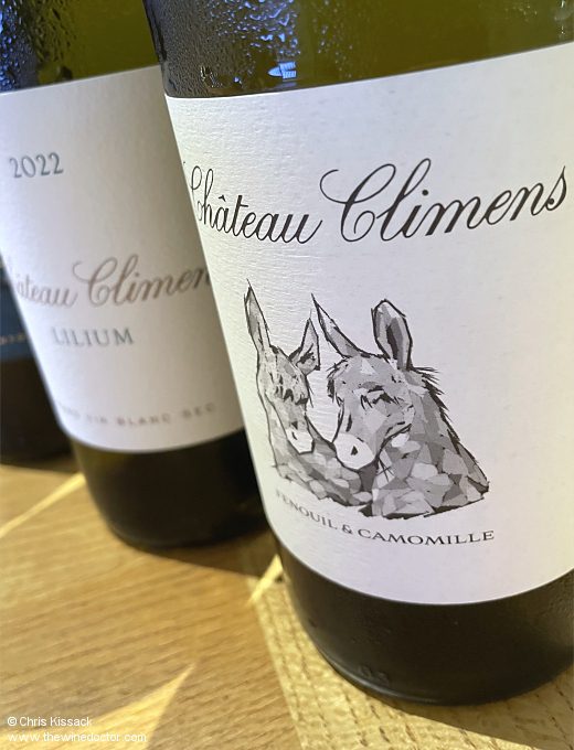 Dry whites from Château Climens, December 2024 Bordeaux 2022
