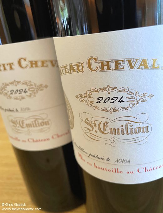 The 2024 Cheval Blanc labels, April 2025 Bordeaux 2025