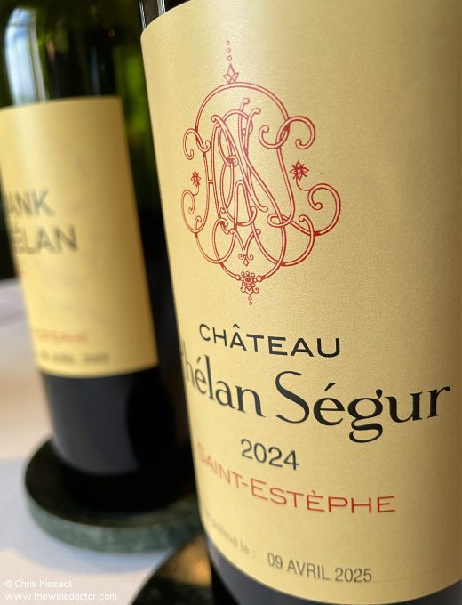 The 2024 vintage, Phélan-Ségur, April 2025 Bordeaux 2024
