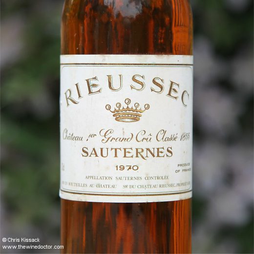 Château Rieussec 1970 Château Rieussec 1970