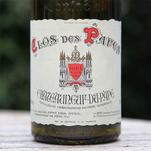 Clos des Papes Châteauneuf du Pape 2000 Clos des Papes Châteauneuf du Pape 2000