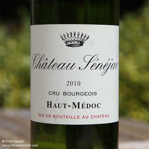 Château Sénéjac Haut-Médoc 2010 Château Sénéjac Haut-Médoc 2010