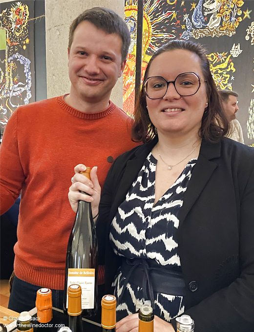 Clement and Laure-Anne Nicolas of Domaine de Bellivière, February 2025 Domaine de Bellivière