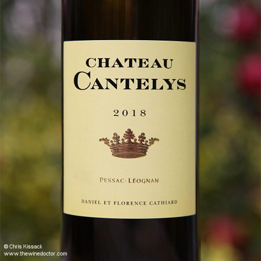 Château Cantelys Pessac-Léognan Blanc 2018