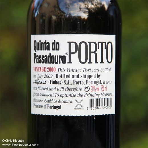 Quinta do Passadouro Vintage Port 2000 Quinta do Passadouro Vintage Port 2000