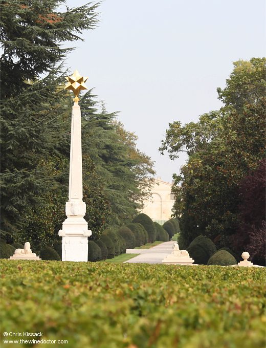Vines, Star of David, and Le Grand Mouton in the distance, Château Mouton-Rothschild, October 2012 Château Mouton-Rothschild