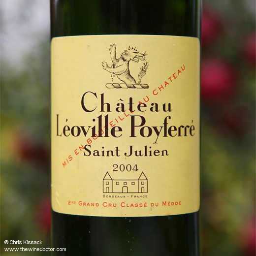 Château Léoville-Poyferré 2004 Chateau Leoville-Poyferre 2004