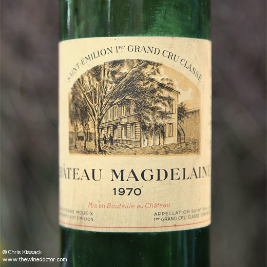 Château Magdelaine St Emilion 1970