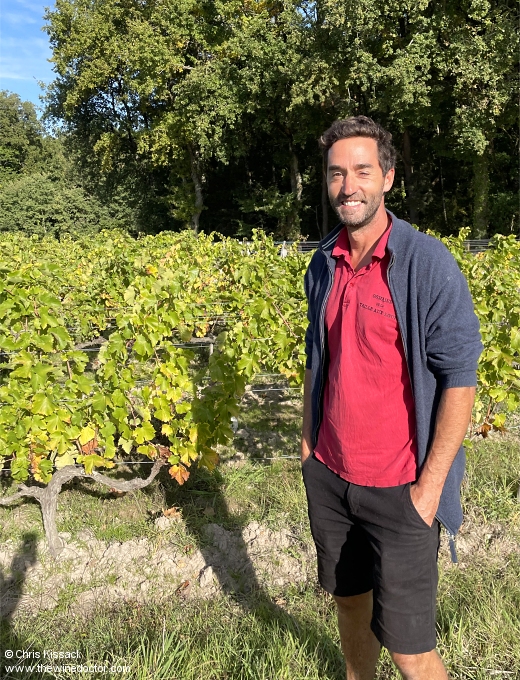 Jean-Philippe Blot, in Clos Michet, October 2025 Domaine de la Taille aux Loups
