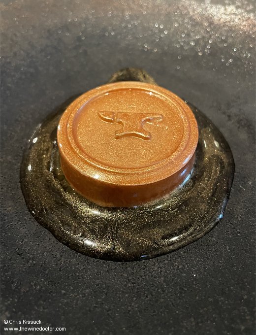 The Anvil; caramel mousse, with miso, apple and spruce L'Enclume