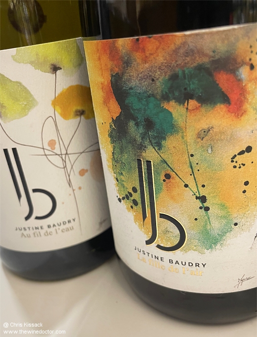 La fille de l'air & Au fil de l'eau in 2024, from Justine Baudry, tasted February 2026 Justine Baudry