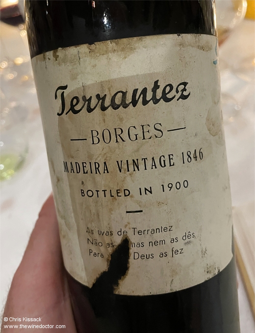 The 1846 Borges Terrantez Madeira Bordeaux Sixes, 1846 - 2016