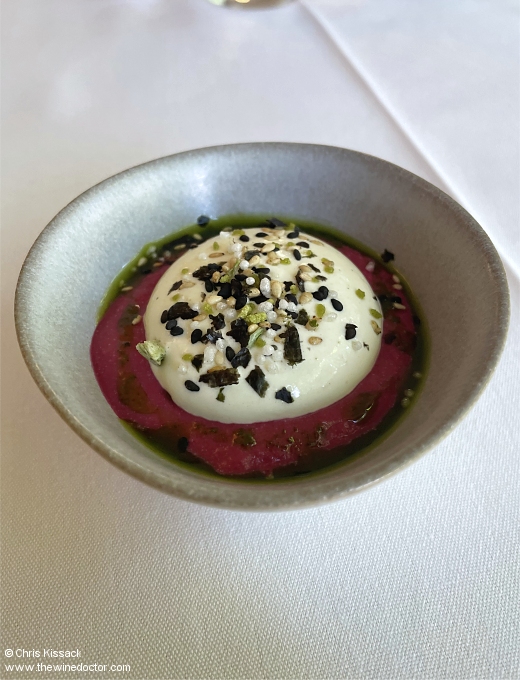 Beetroot amuse bouche, Nemrod, October 2026 Nemrod